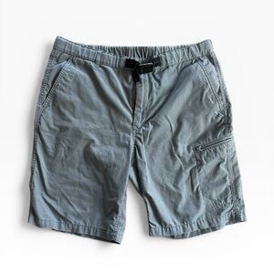 Uniqlo Gray Utility Hiking Shorts Size L Elastic Waist Tech Outdoor Gorpcore
